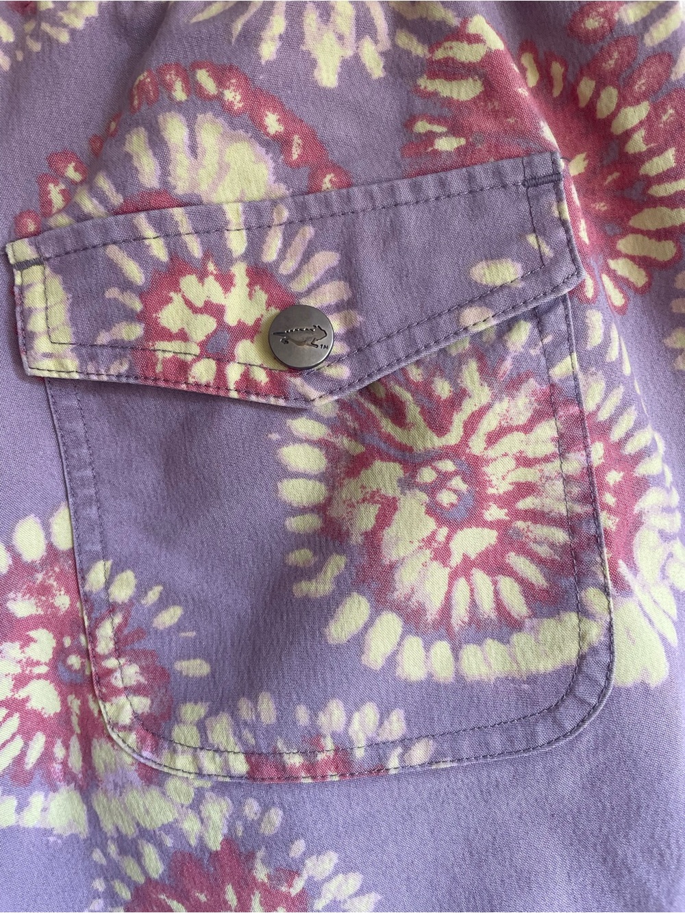 Toad&Co Sunburst Boundless Lavender Organic Cotton Shorts 3 1/2” inseam - Picture 8 of 11